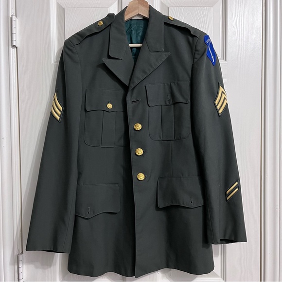 Jackets & Coats Vintage Military Suit Jacket Poshmark